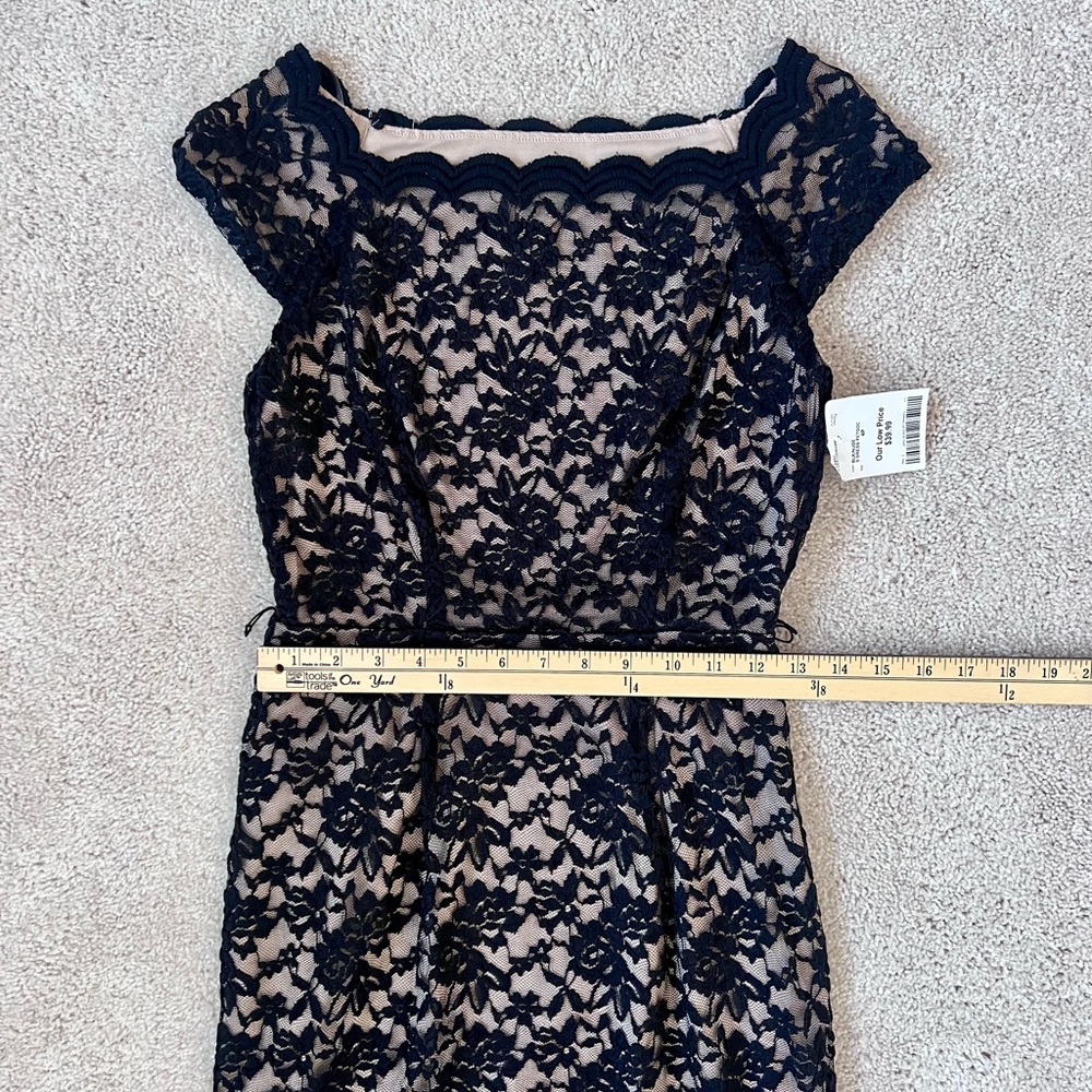 NWT Black Lace Dress - 4P - Picture 8 of 11